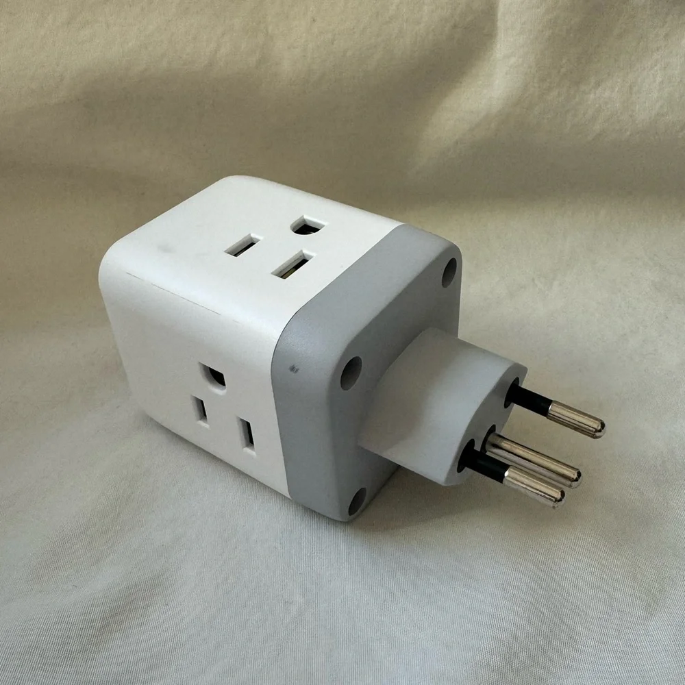 Travel Plug Adapter, US to Switzerland